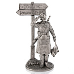 Оловянный солдатик миниатюра "Военная регулировщица"